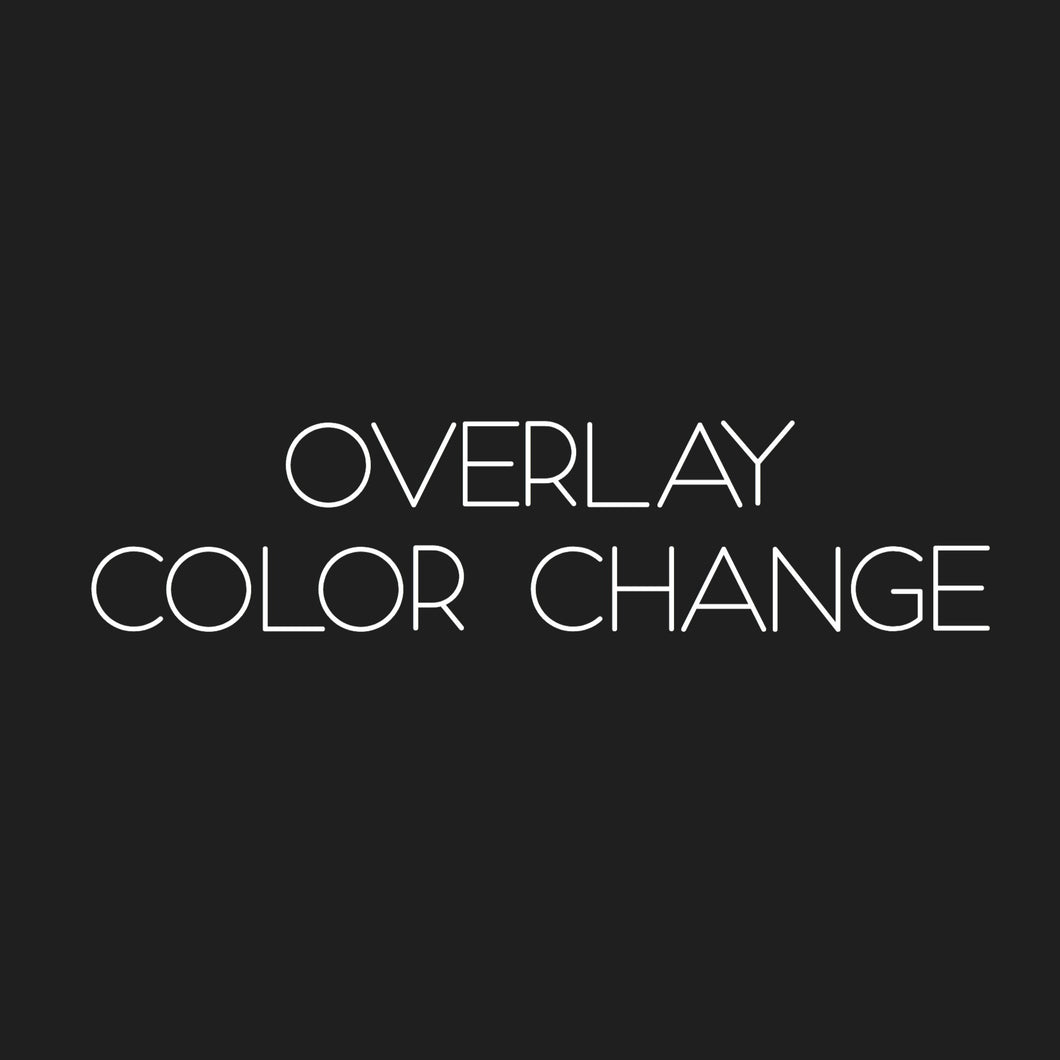 Overlay color change